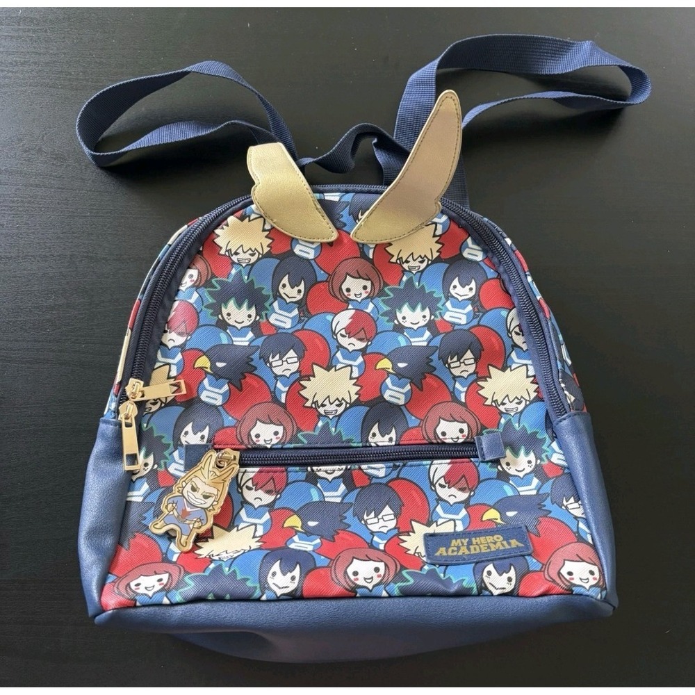 My Hero Academia Chibi Balloons Mini Backpack Bag All Over Print Bioworld